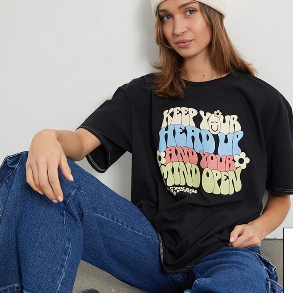 pac sun ps/la Keep your head up unisex t shirt NEW